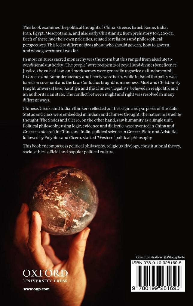 Weitere Ansicht: A World History of Ancient Political Thought | Antony Black