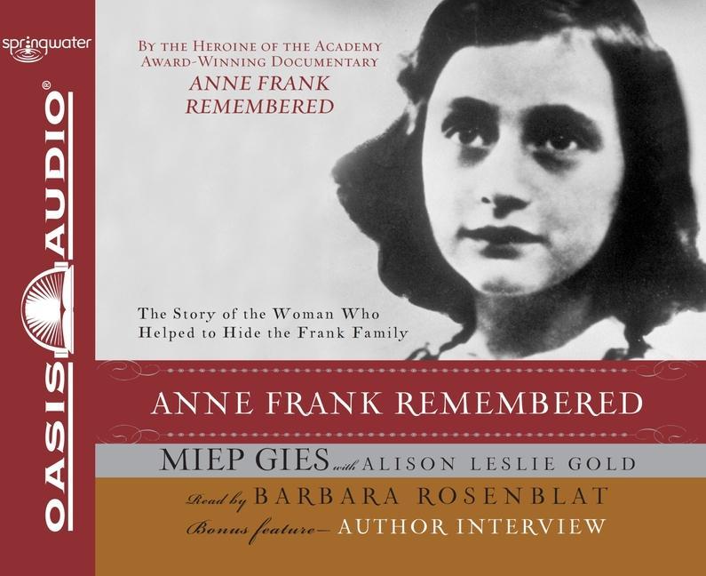 Produktbild: Anne Frank Remembered | Miep Gies, Alison Leslie Gold