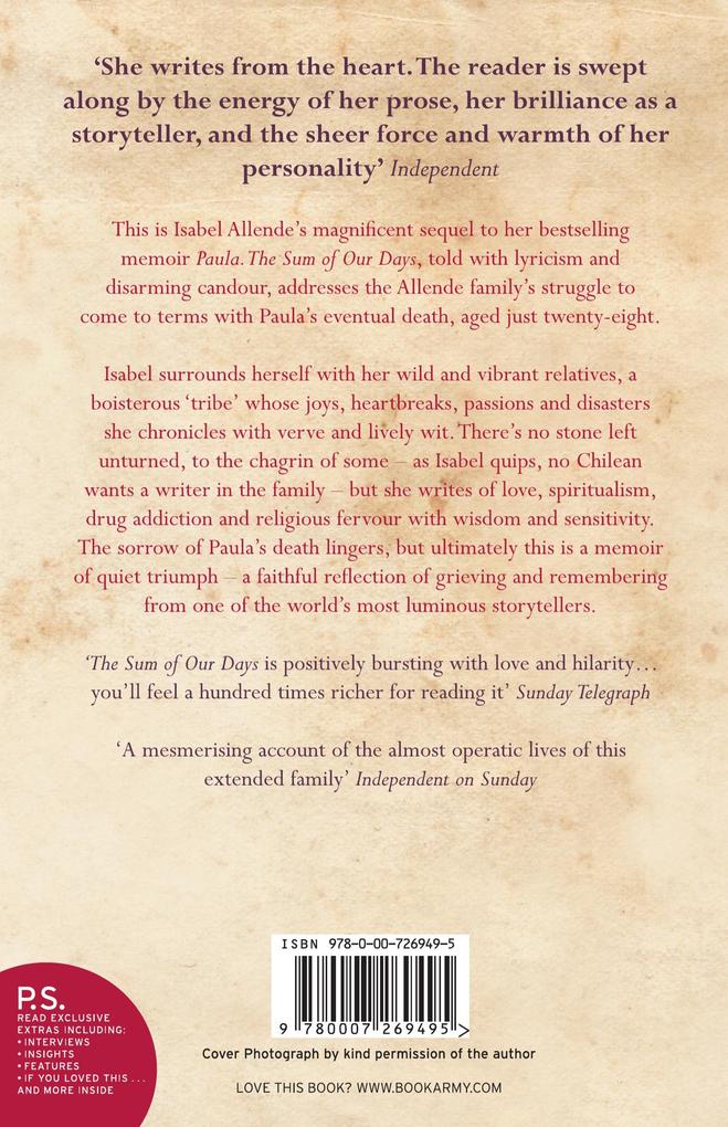 Weitere Ansicht: The Sum of Our Days | Isabel Allende