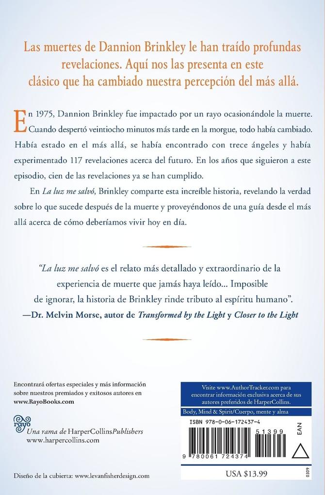 Weitere Ansicht: La Luz Me Salvo | Dannion Brinkley, Paul Perry