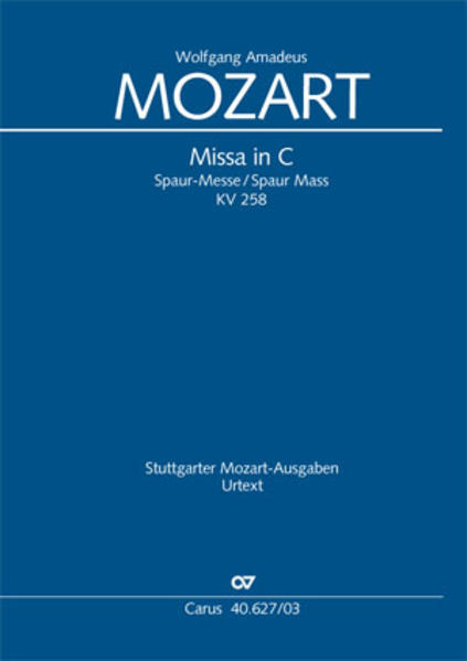 Produktbild: Missa in C (Klavierauszug) | Wolfgang Amadeus Mozart