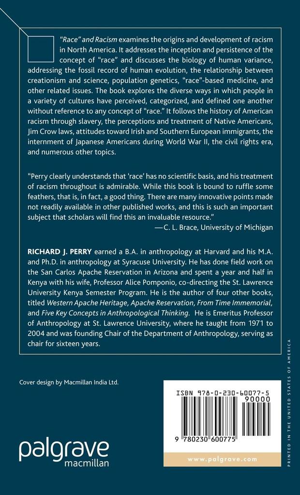 Weitere Ansicht: "Race" and Racism | R. Perry