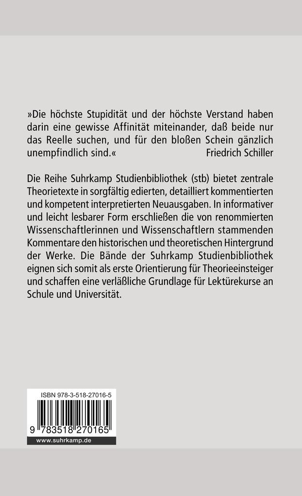 Weitere Ansicht: Über die ästhetische Erziehung des Menschen in einer Reihe von Briefen | Friedrich Schiller
