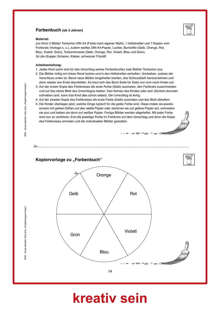 Weitere Ansicht: Kita Aktiv "Projektmappe Farben" | Sonja Zeletzki