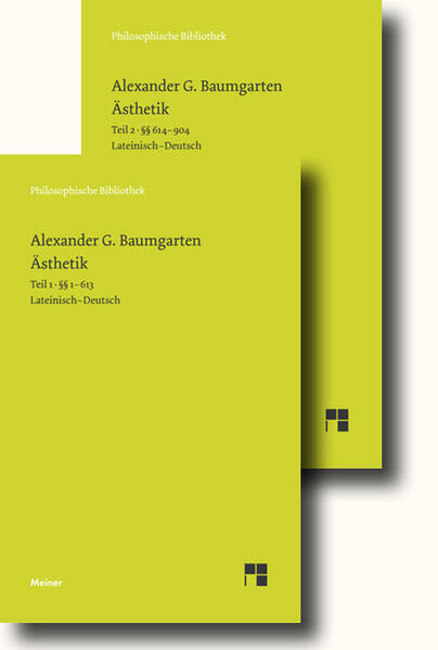 Produktbild: Ästhetik | Alexander Gottlieb Baumgarten
