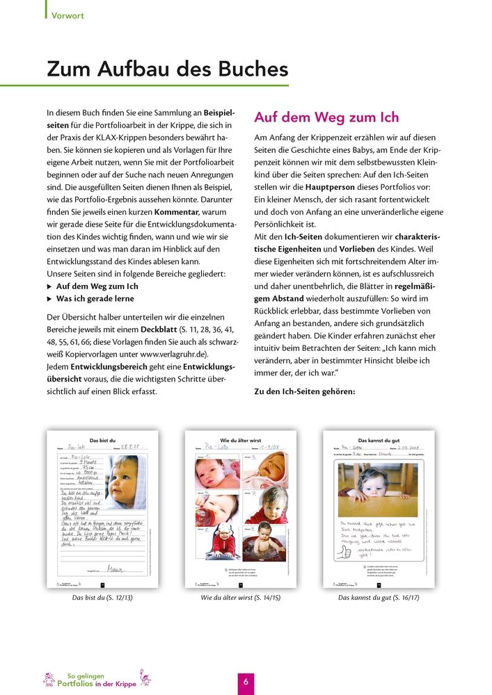 Weitere Ansicht: So gelingen Portfolios in der Krippe