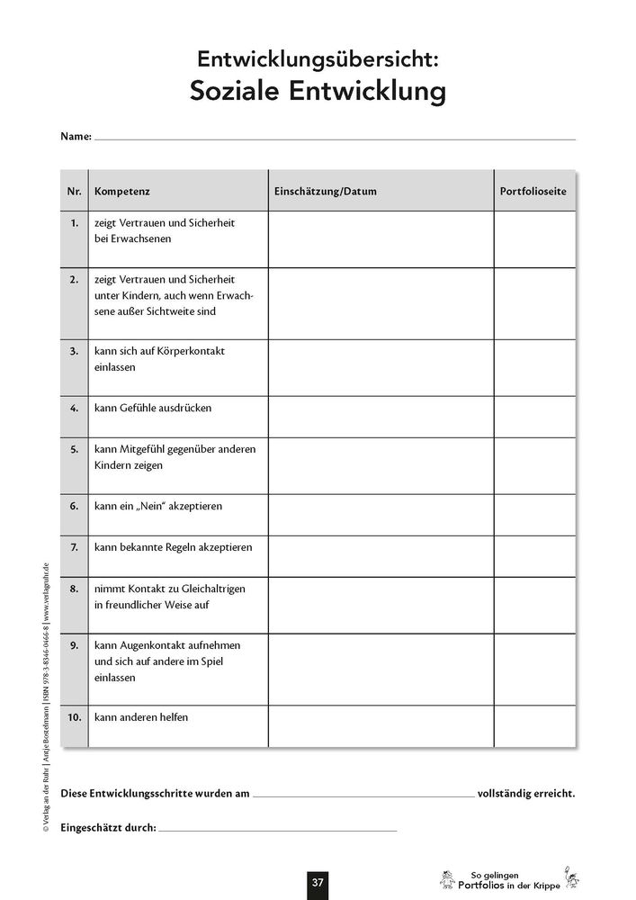 Weitere Ansicht: So gelingen Portfolios in der Krippe