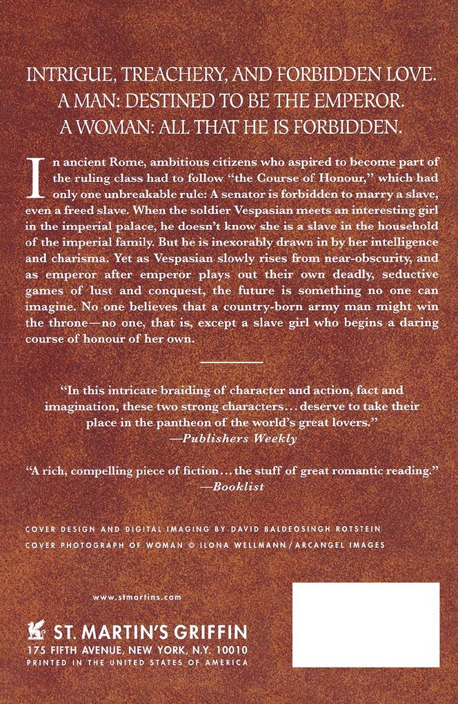 Weitere Ansicht: The Course of Honour | Lindsey Davis