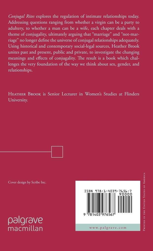 Weitere Ansicht: Conjugal Rites | H. Brook, Heather Brook