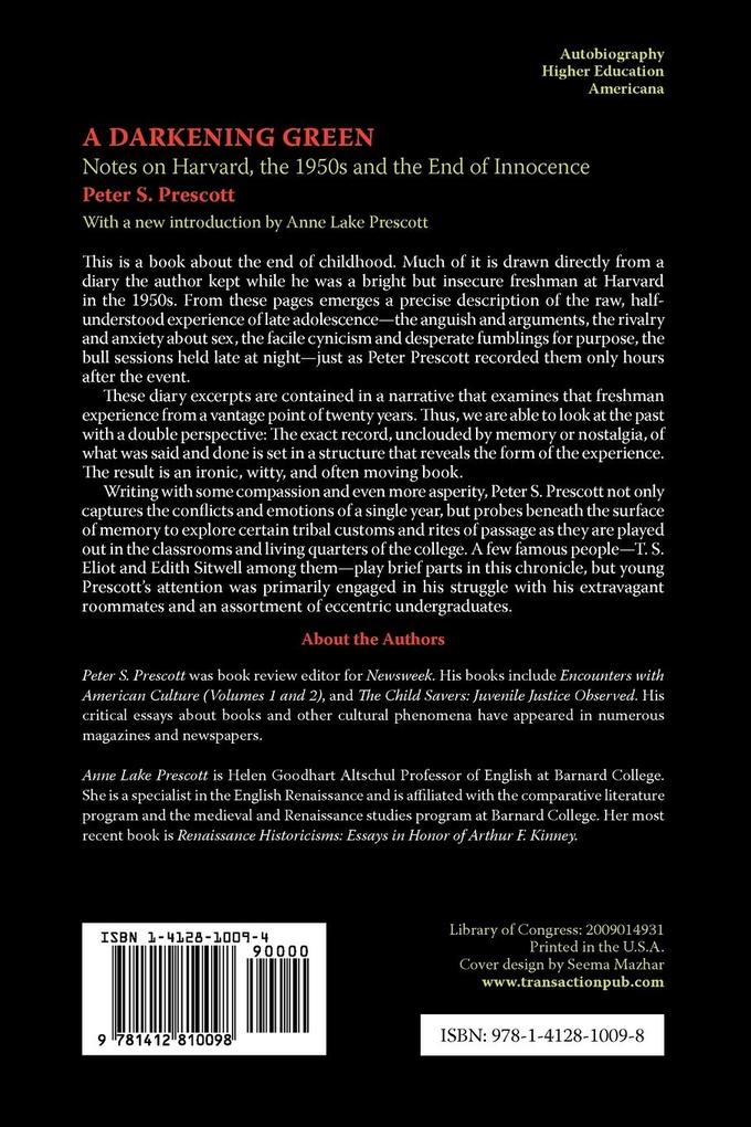Weitere Ansicht: A Darkening Green | Peter Prescott