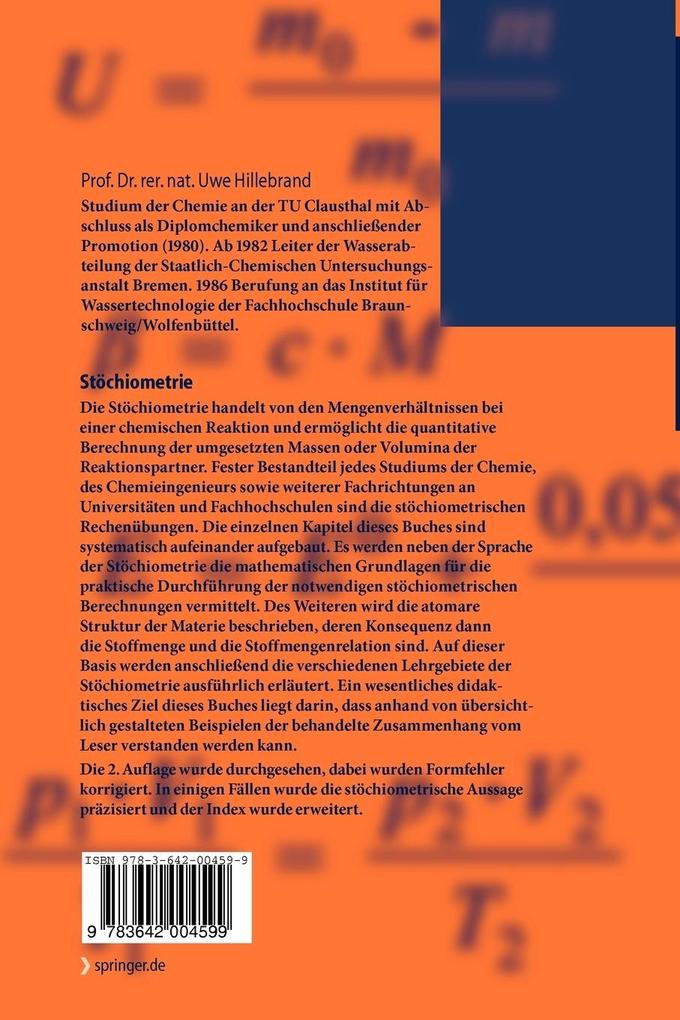 Weitere Ansicht: Stöchiometrie | Uwe Hillebrand