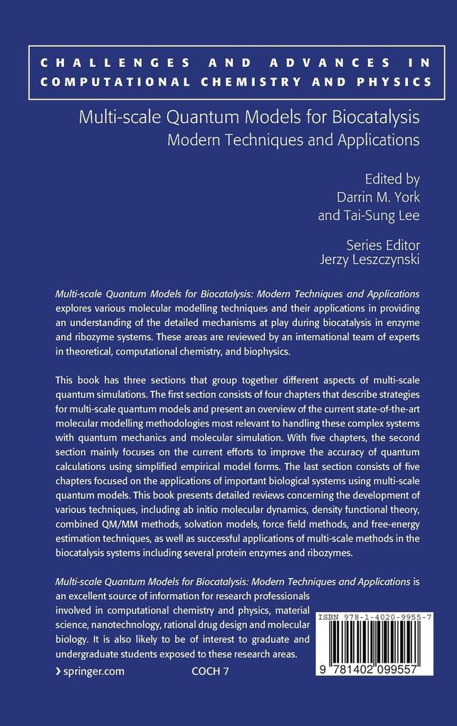 Weitere Ansicht: Multi-scale Quantum Models for Biocatalysis
