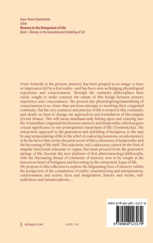 Weitere Ansicht: Memory in the Ontopoiesis of Life