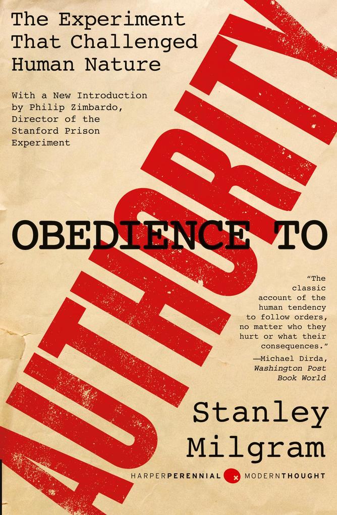 Produktbild: Obedience to Authority | Stanley Milgram