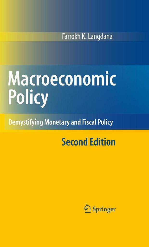 Produktbild: Macroeconomic Policy | Farrokh Langdana