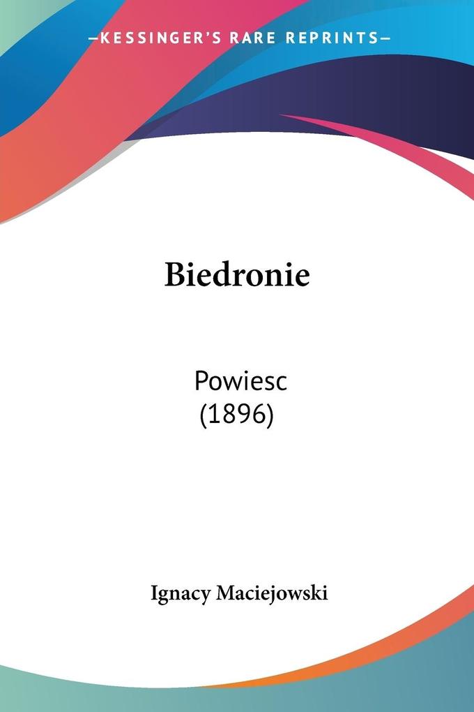 Produktbild: Biedronie | Ignacy Maciejowski