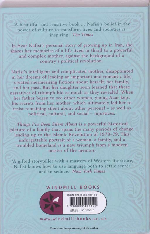 Weitere Ansicht: Things I've Been Silent About | Azar Nafisi