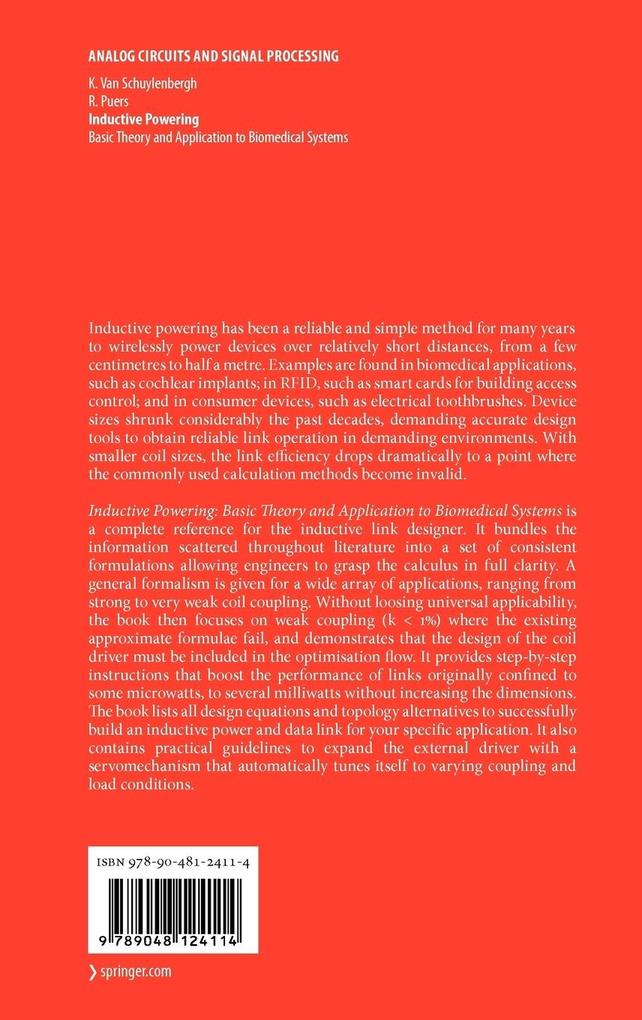 Weitere Ansicht: Inductive Powering | Koenraad van Schuylenbergh, Robert Puers