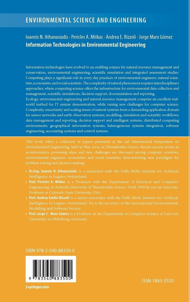Weitere Ansicht: Information Technologies in Environmental Engineering