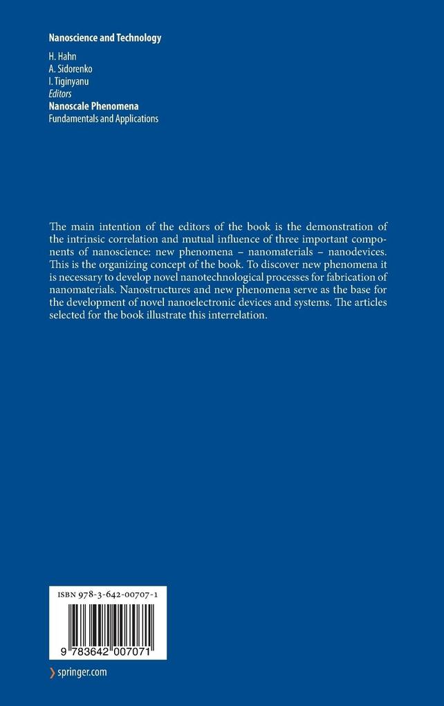 Weitere Ansicht: Nanoscale Phenomena