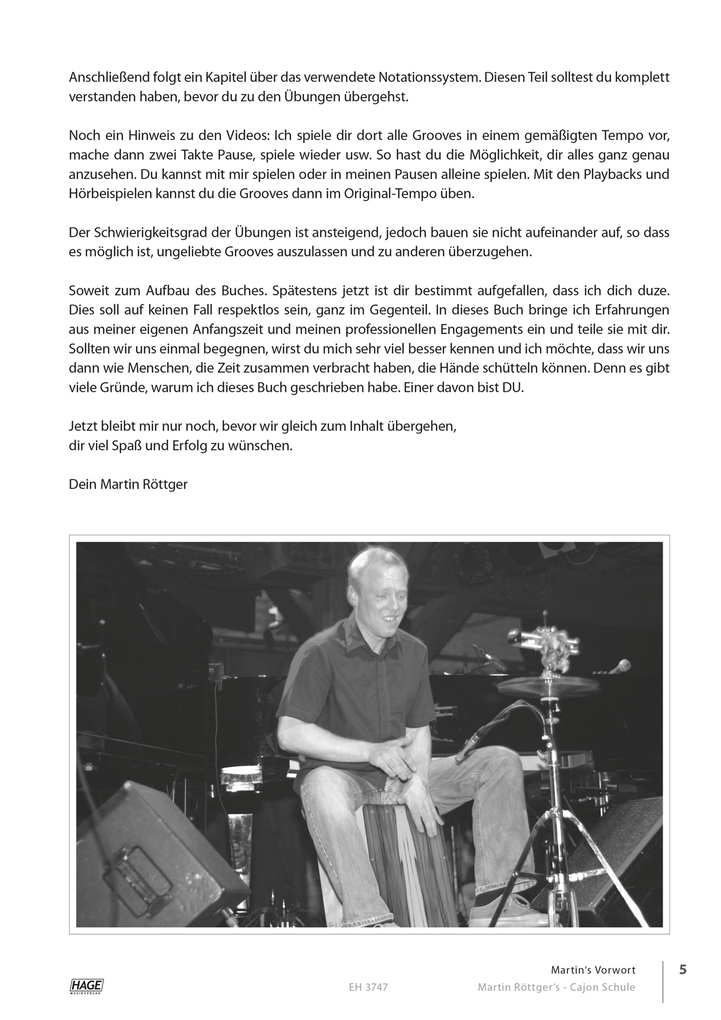 Weitere Ansicht: Martin Röttger's Cajon Schule, exklusive QR-Codes | Martin Röttger