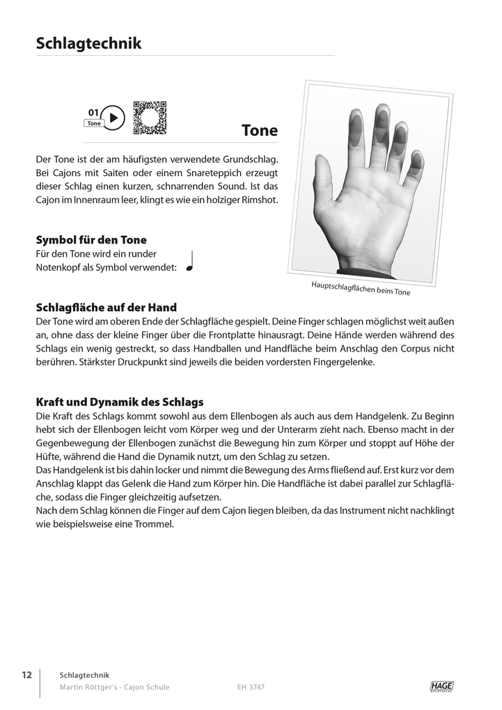 Weitere Ansicht: Martin Röttger's Cajon Schule, exklusive QR-Codes | Martin Röttger