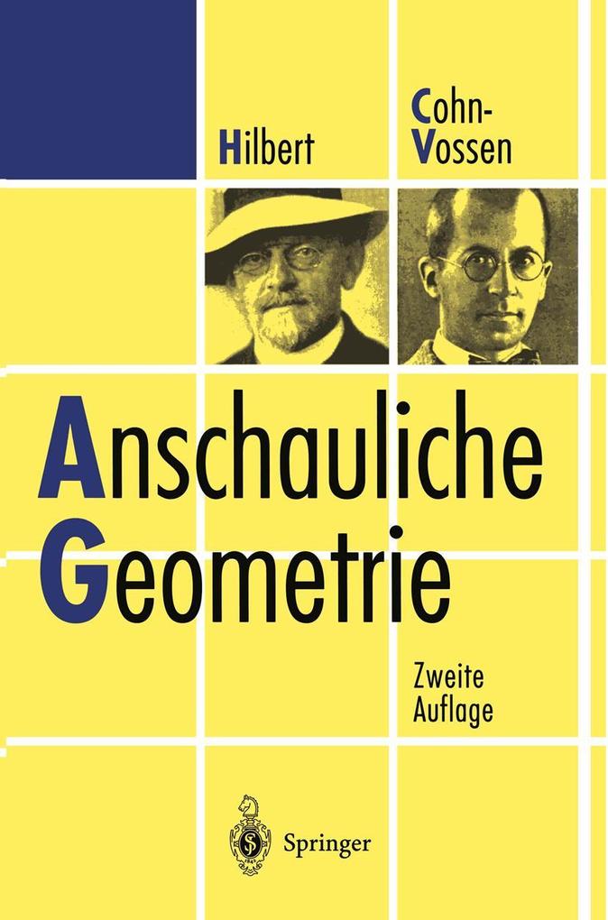 Produktbild: Anschauliche Geometrie | David Hilbert, Stephan Cohn-Vossen