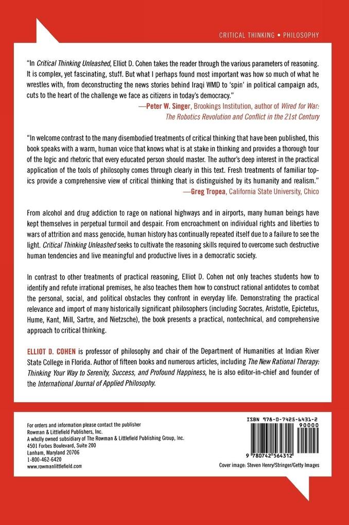 Weitere Ansicht: Critical Thinking Unleashed | Elliot D. Cohen