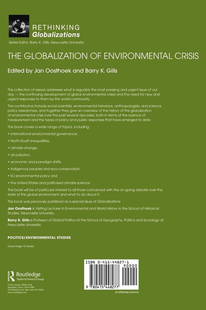Weitere Ansicht: The Globalization of Environmental Crisis