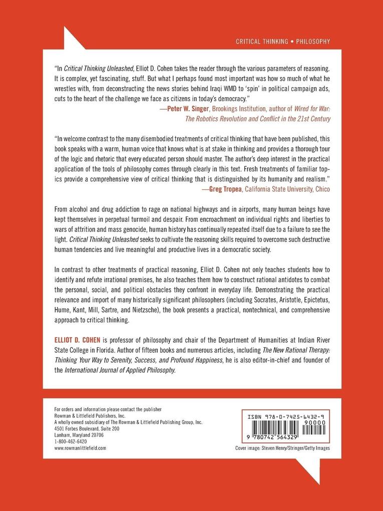 Weitere Ansicht: Critical Thinking Unleashed | Elliot D. Cohen