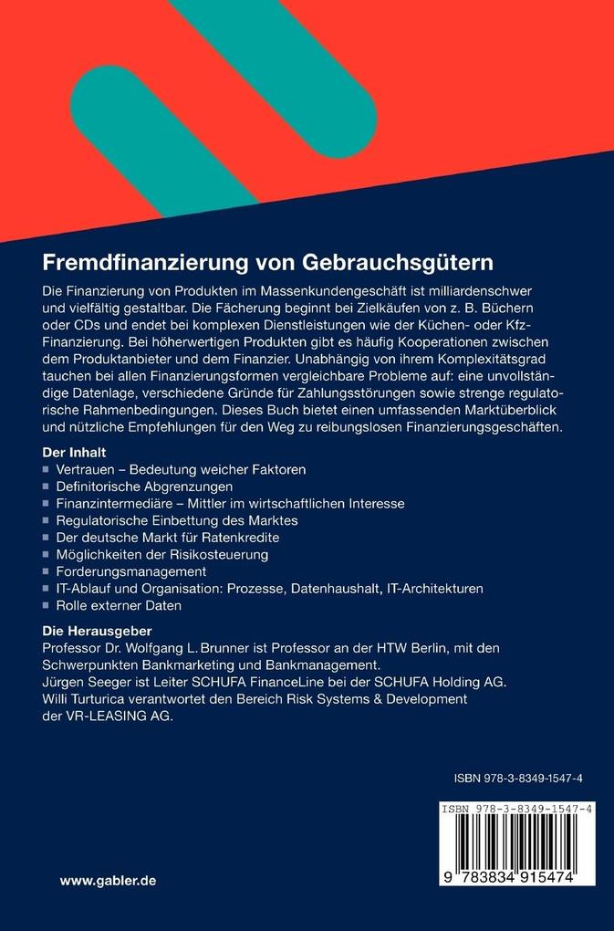 Weitere Ansicht: Fremdfinanzierung von Gebrauchsgütern