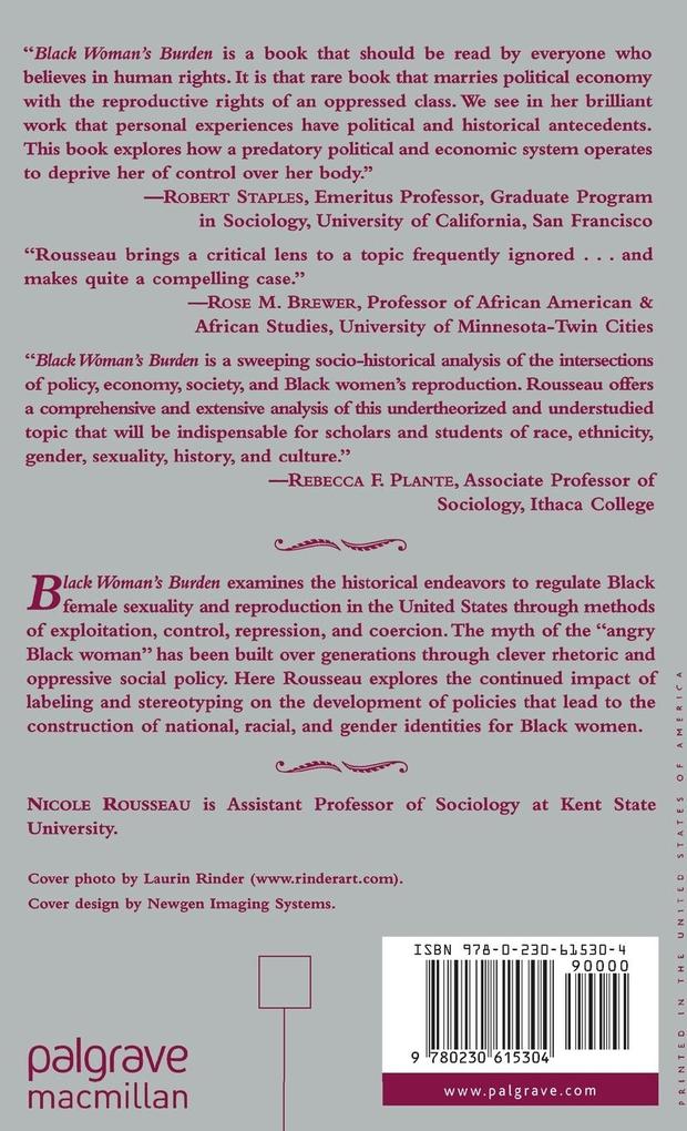 Weitere Ansicht: Black Woman's Burden | N. Rousseau, Nicole Rousseau