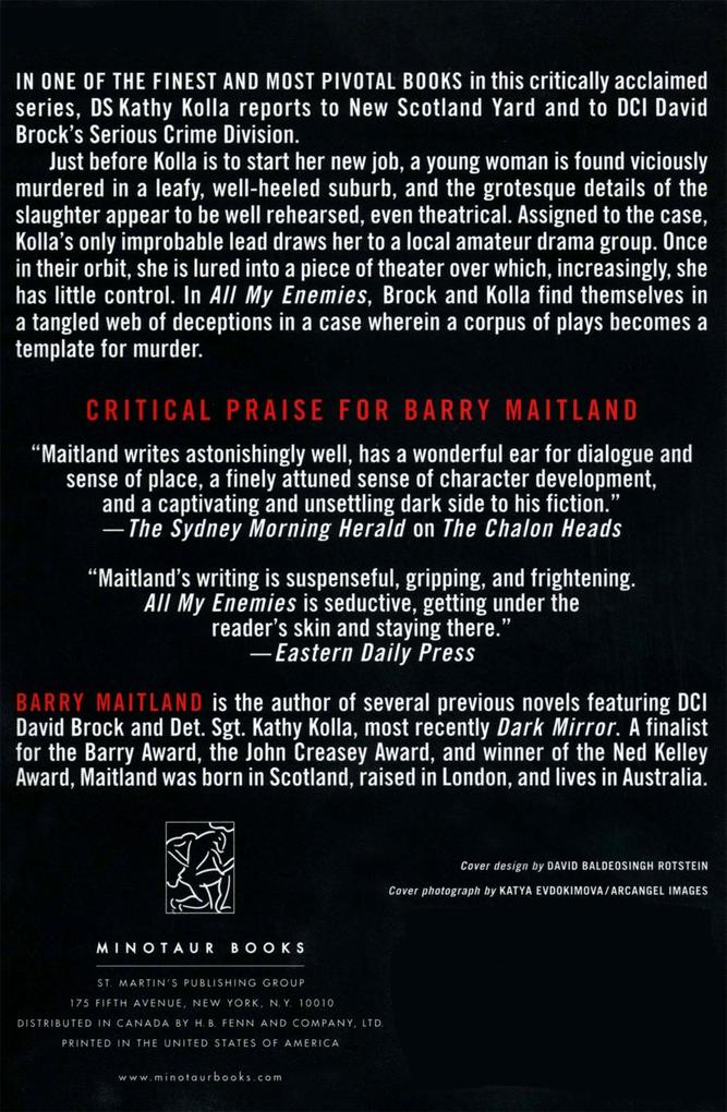 Weitere Ansicht: All My Enemies | Barry Maitland