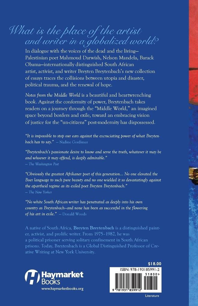 Weitere Ansicht: Notes from the Middle World | Breyten Breytenbach