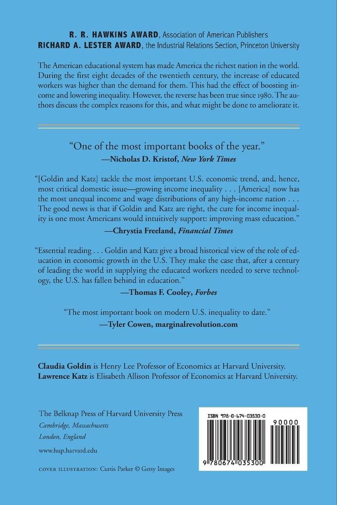 Weitere Ansicht: The Race between Education and Technology | Claudia Goldin, Lawrence F. Katz