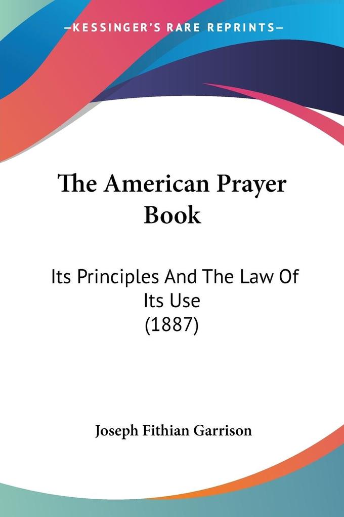 The American Prayer Book als Taschenbuch
