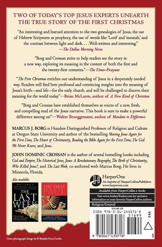 Weitere Ansicht: The First Christmas | Marcus J Borg, John Dominic Crossan