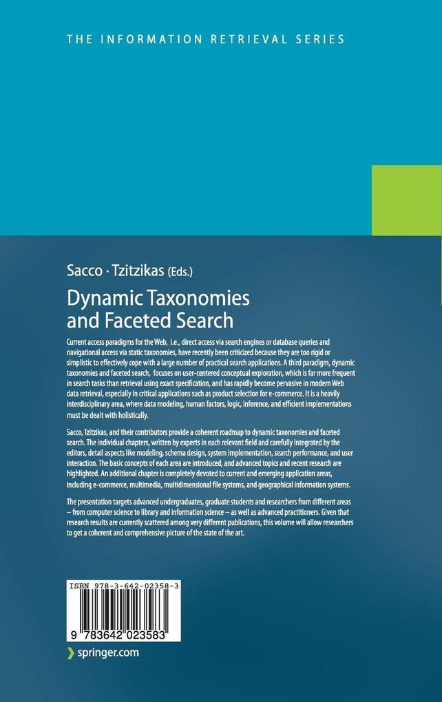 Weitere Ansicht: Dynamic Taxonomies and Faceted Search