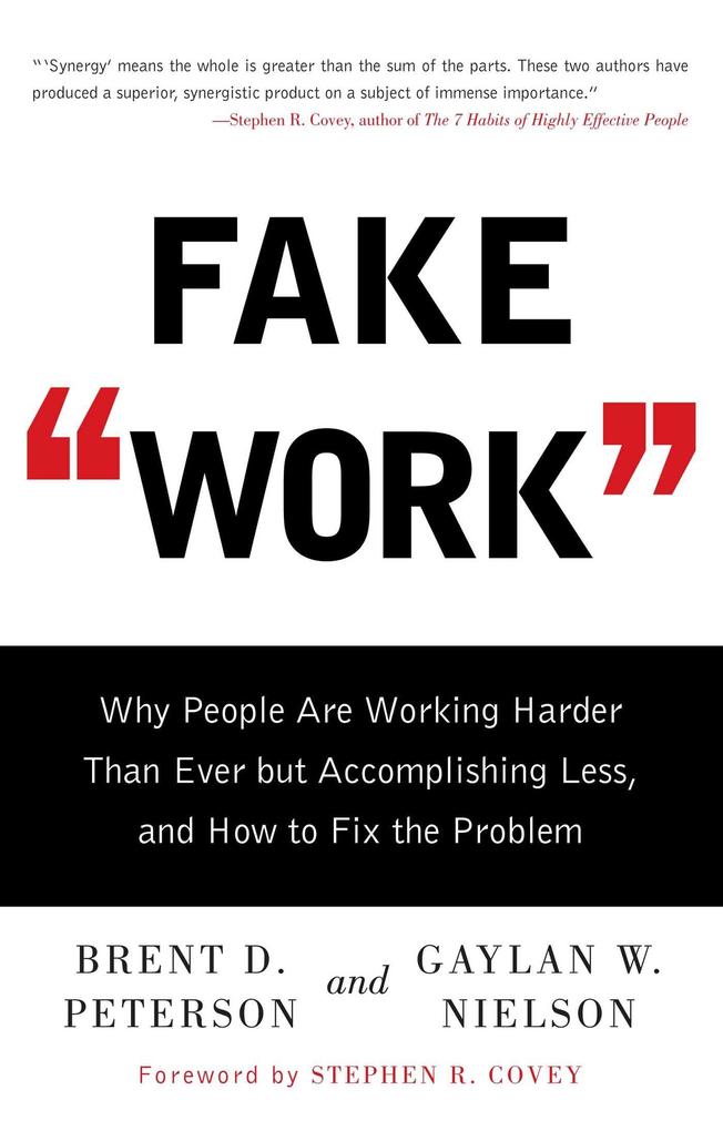 Produktbild: Fake Work | Brent D. Peterson, Gaylan W. Nielson