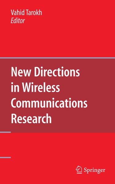 Produktbild: New Directions in Wireless Communications Research
