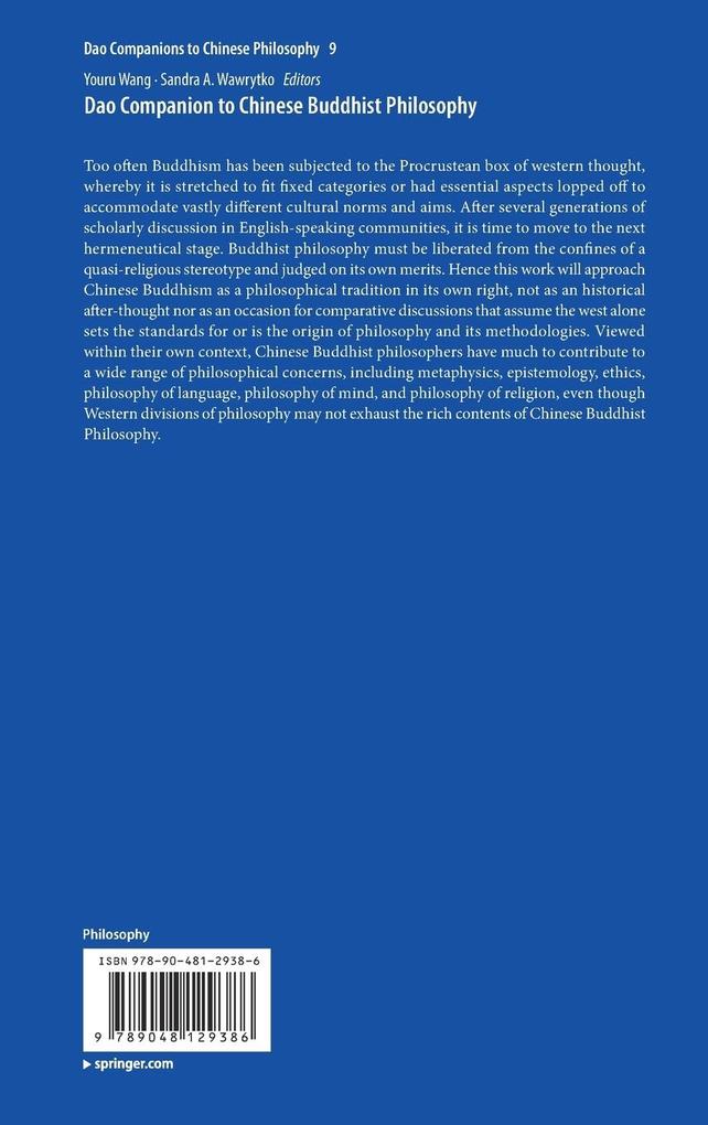 Weitere Ansicht: Dao Companion to Chinese Buddhist Philosophy
