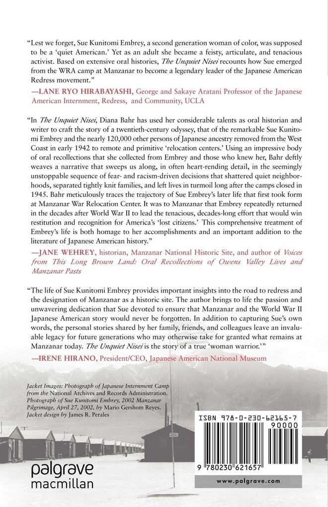Weitere Ansicht: The Unquiet Nisei | D. Bahr, Diana Meyers Bahr