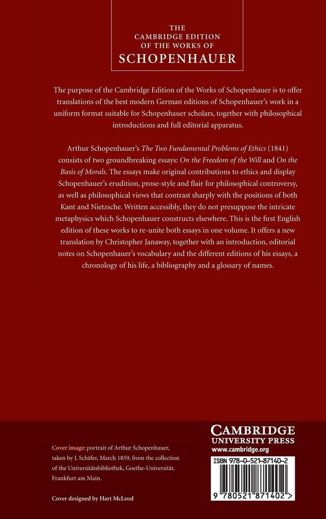 Weitere Ansicht: The Two Fundamental Problems of Ethics | Arthur Schopenhauer