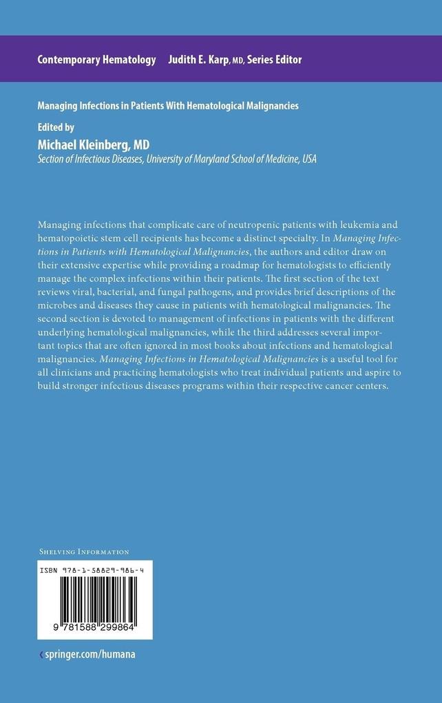 Weitere Ansicht: Managing Infections in Patients with Hematological Malignancies