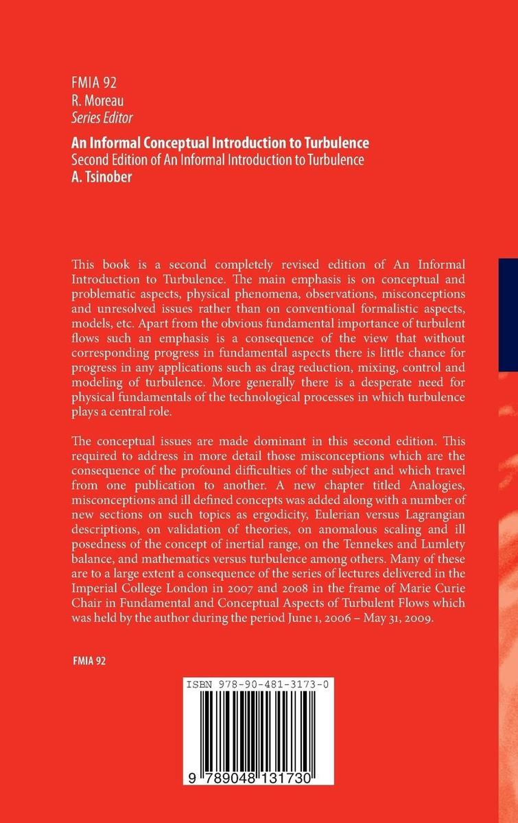 Weitere Ansicht: An Informal Conceptual Introduction to Turbulence | Arkady Tsinober