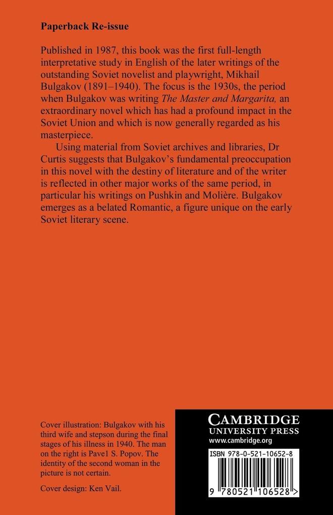 Weitere Ansicht: Bulgakov's Last Decade | J. A. E. Curtis
