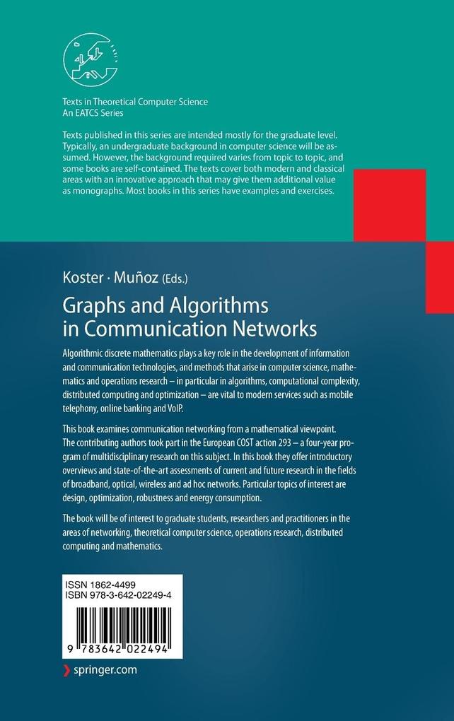 Weitere Ansicht: Graphs and Algorithms in Communication Networks