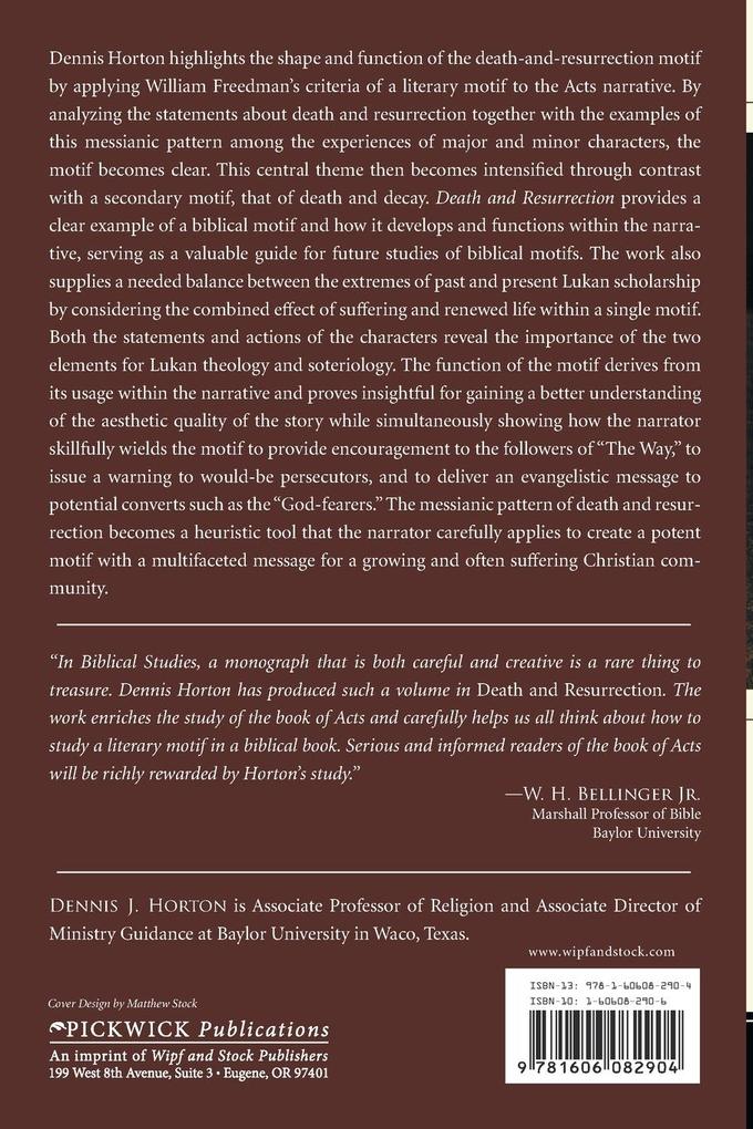 Weitere Ansicht: Death and Resurrection | Dennis J. Horton