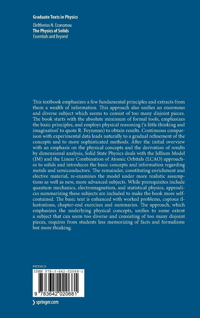 Weitere Ansicht: The Physics of Solids | Eleftherios N. Economou