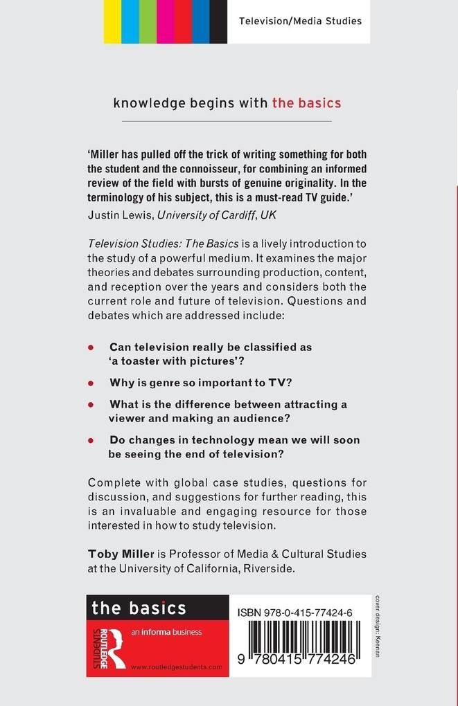 Weitere Ansicht: Television Studies | Toby Miller
